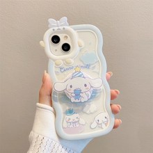 Kawaii Sanrio Cinnamorotll With Bracelet Bracket Phone Case