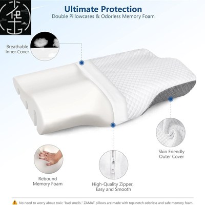 Cervaical Anti Snore Pillows for Sleeping Neck Pain Relief