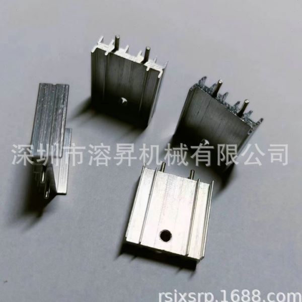 型材散热器19*7*20 长度任切CPU剖槽散热片 带导热 路由散热器