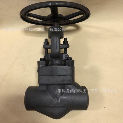 J61H/Y-64C/900LB高压高温碳锻钢A105手动承插焊接闸阀截止阀DN25