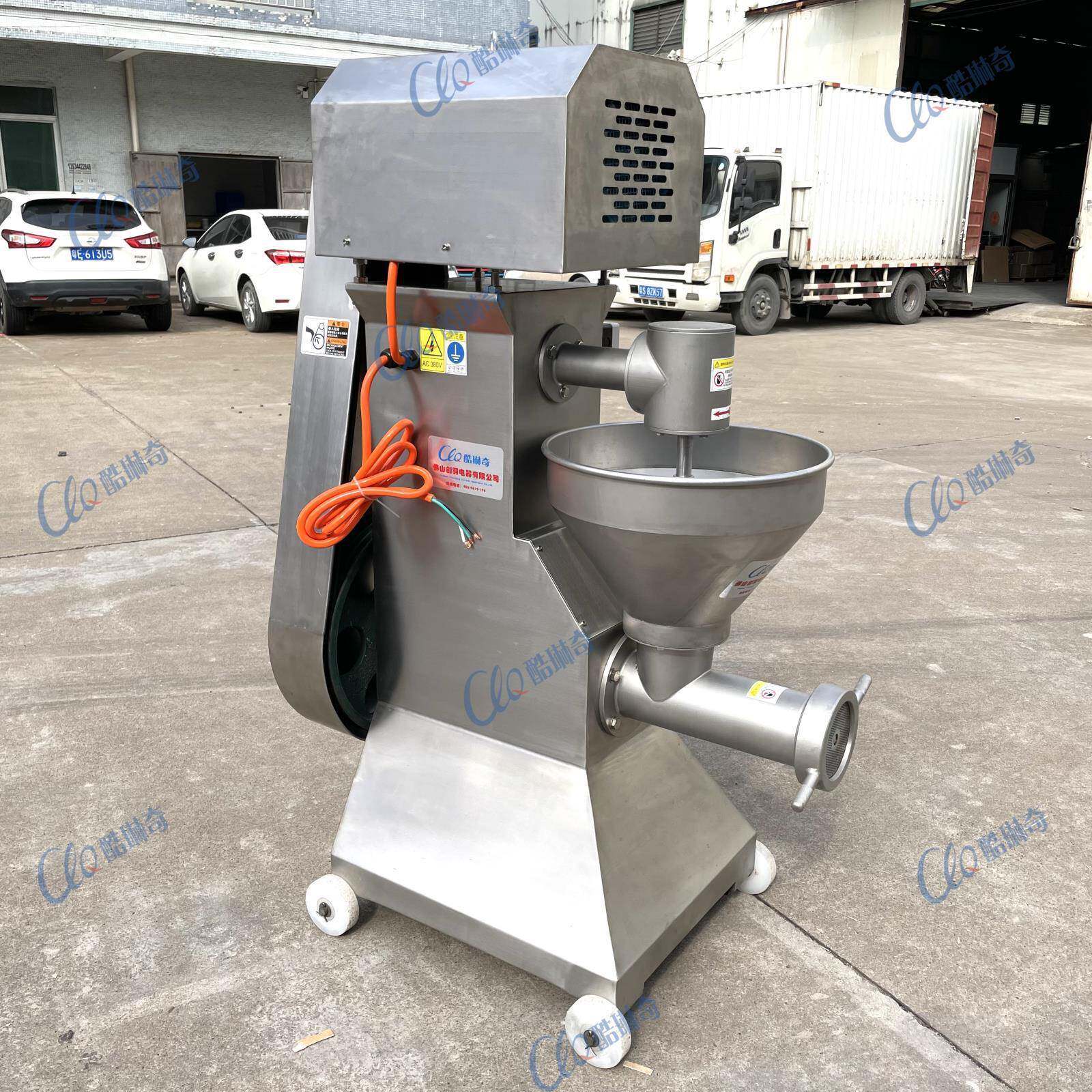 z工厂大型自动绞全肉机鱼糜绞肉机牛肉肉绞肉机C-JR800鸡肉绞鸭机