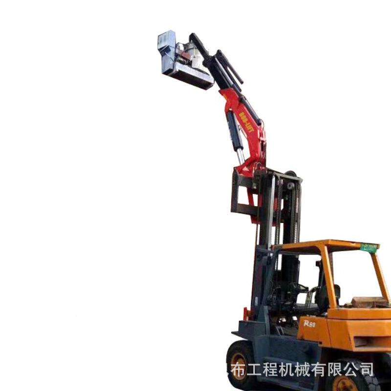 巴布机液压式折叠叉车飞吊机提升能力4吨大械臂CC120ZB4伸缩臂叉