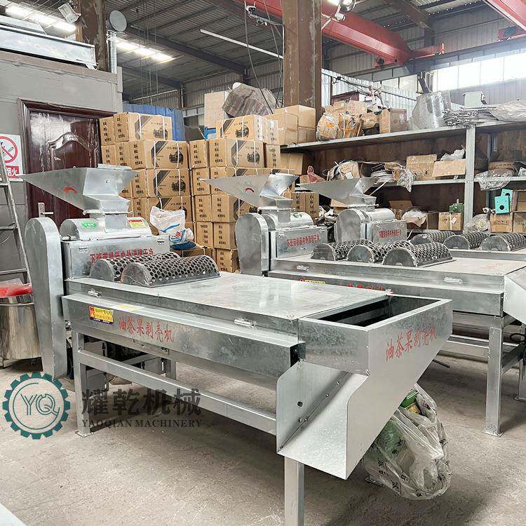 台湾山柚果果剥壳化果机ABV 油茶自动剥皮分离机 2000斤青茶剥皮