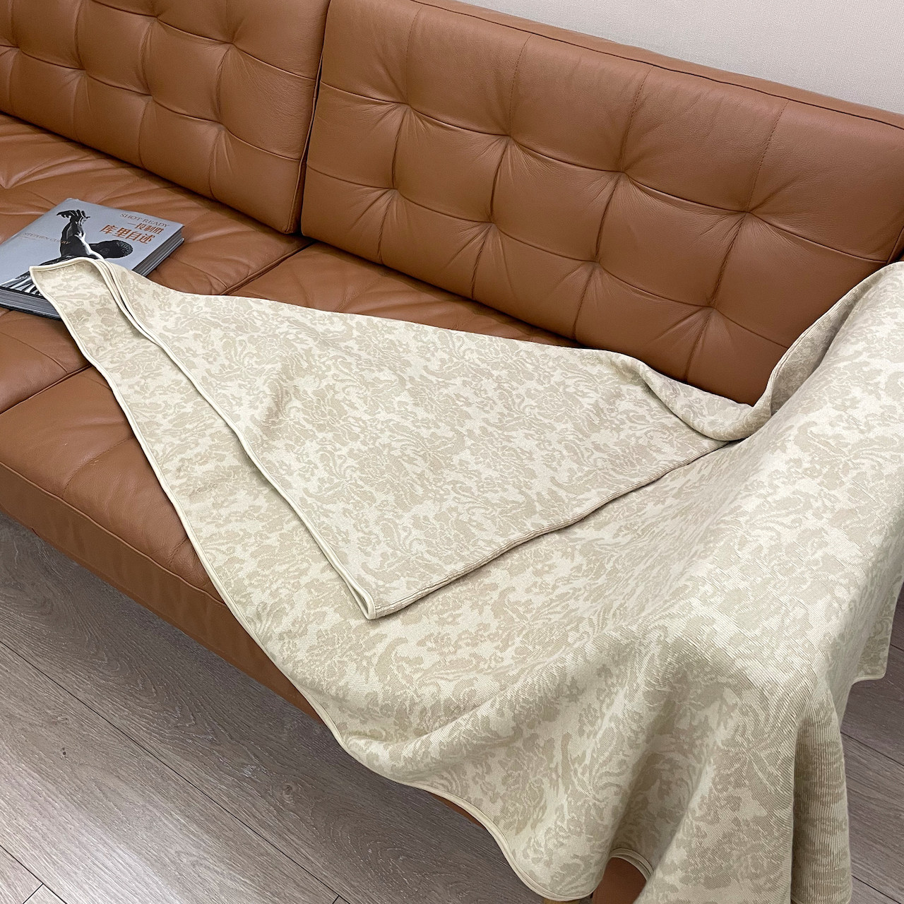 辽锦柞蚕丝针织毛毯多功能柔软床上沙发披肩盖毯褥子