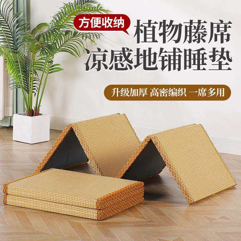 榻榻米垫子日式家用折叠床垫夏季椰棕加硬打地铺午休睡垫1525