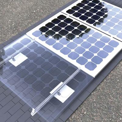 沥青瓦屋顶安装固定太阳能支架铝板锥孔L脚固定铝制支架