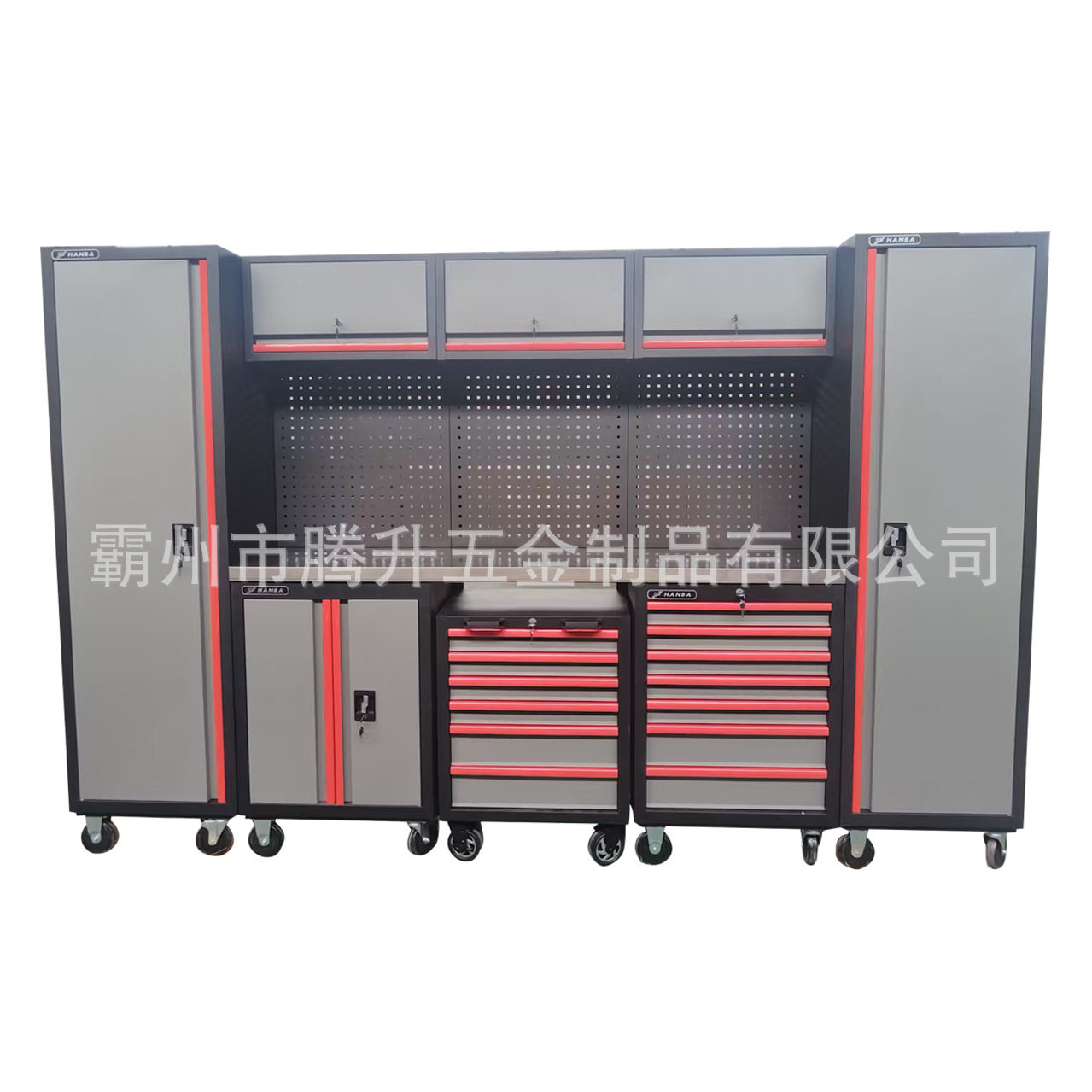 汽车组合工具柜4S店移动工具车抽屉式重型工作台多功能维修工作站