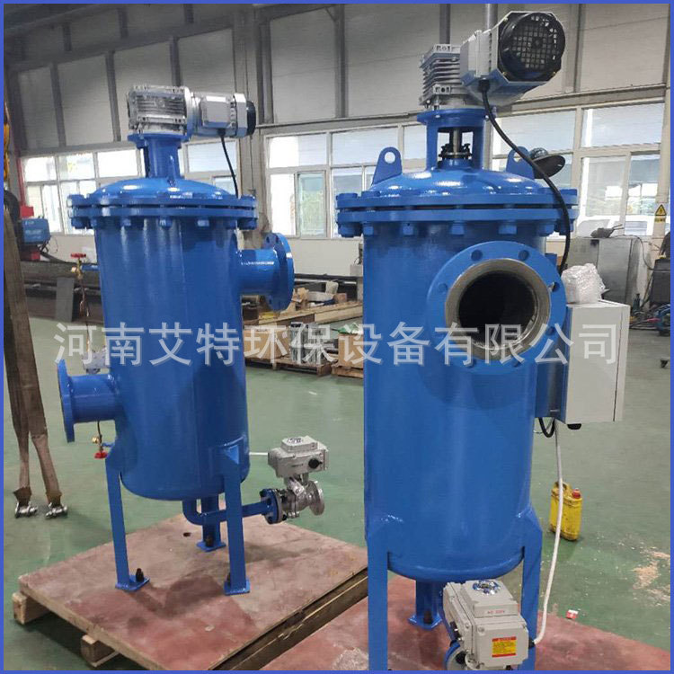 全自动刷式过滤器PLC控制系统内置不锈钢刷子艾特环保