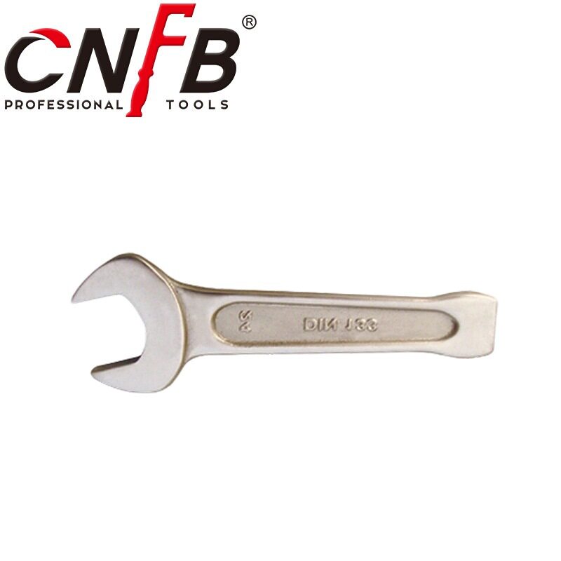 桥防/CNFB 耐腐蚀 无磁 除锈敲击开口扳手钛合金敲击呆扳手T85106