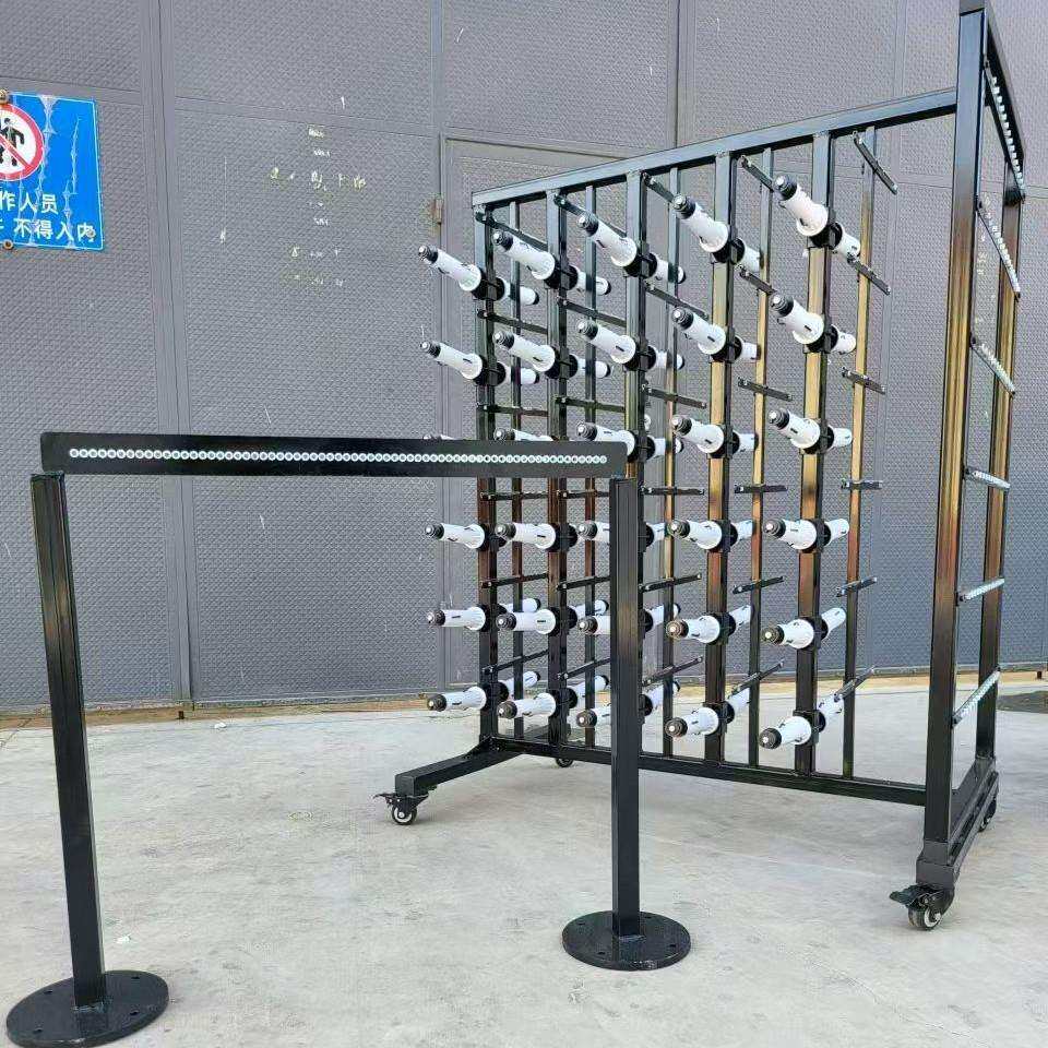 张力纱架涤纶棉纱放卷纱架张力放线架纱架退卷纱架筒子架