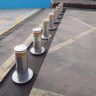 尼高迈全自动液压升降柱304不锈钢防撞柱伸缩路障自动219电动墩庄