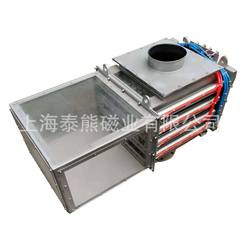 源头厂家气动式除铁器全自动除铁机气动磁力箱粉料除铁器