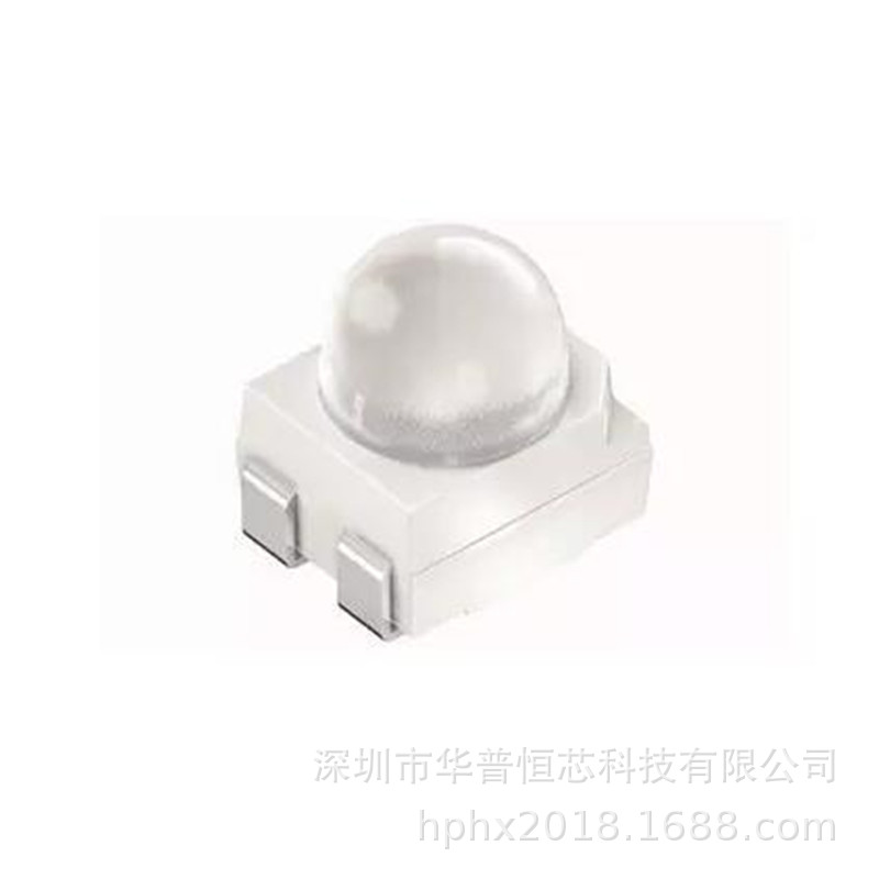 厂家直销 3528球头蓝色凸头 带透镜灯珠蓝光 60度LED车用灯