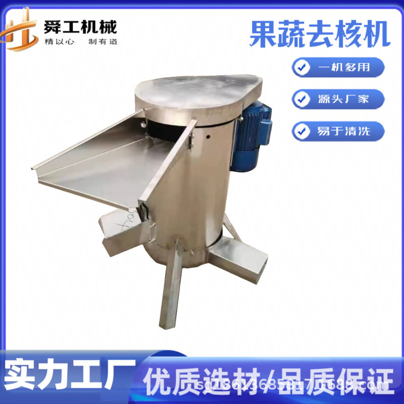 工业型商用水果去核机 芒果滇橄榄木瓜不锈钢脱核机 快速去核打泥