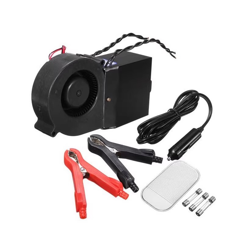 12V-24V车载暖风机货车电暖器双加热片12V150-350w 24V300-500W