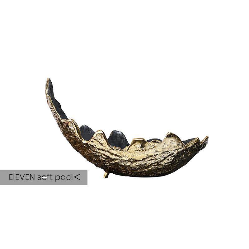 新中式创意船型花器花瓶摆件样板房中古树脂金色艺术水果托盘装饰,鲜花速递/花卉仿真/绿植园艺,割草机/草坪机,淘宝优惠券,粉丝福利购,淘宝优惠卷