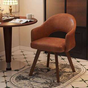 中古风化妆凳女生卧室可旋转化妆椅衣帽间创意梳妆台凳子复古椅子