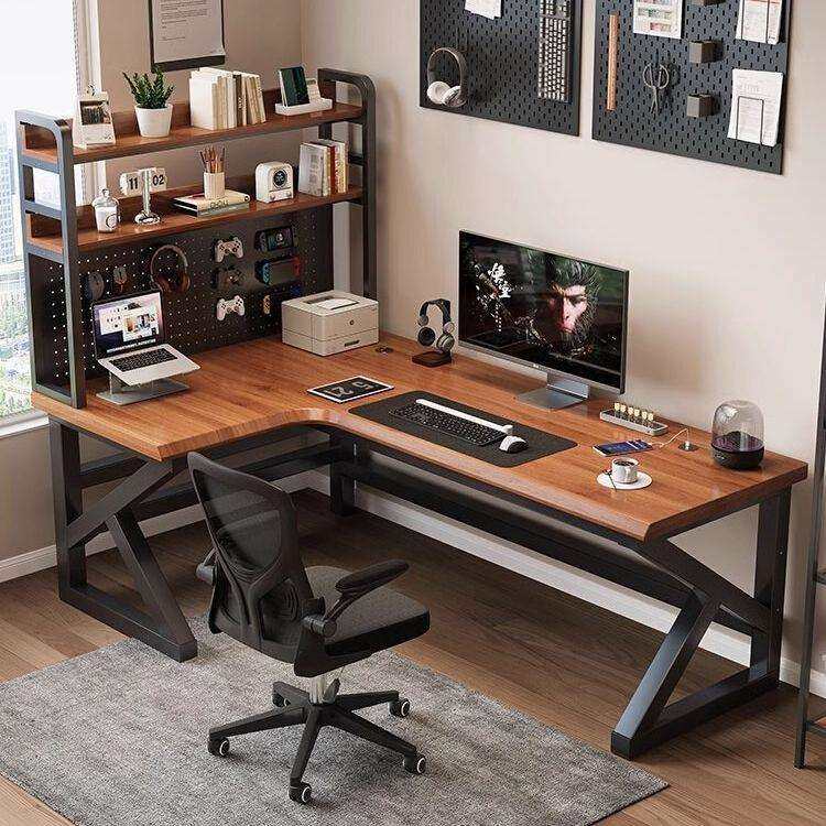 实木转角书桌书架一体电竞桌洞洞板拐角办公桌子卧室家用电脑桌,鲜花速递/花卉仿真/绿植园艺,割草机/草坪机,淘宝优惠券,粉丝福利购,淘宝优惠卷
