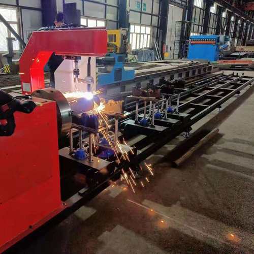 成德数控等离子管切割机圆管不锈钢管切断机钢管相贯线切割机