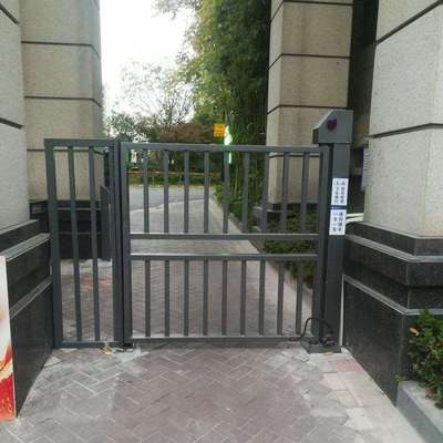 上海刷卡人行道栅栏门小区广告门智慧社区全高闸门禁系统
