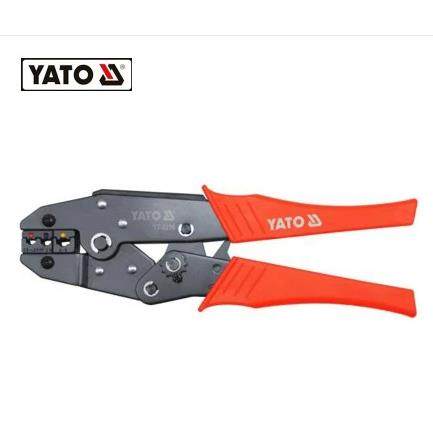 YATO易尔拓裸端子棘轮压线钳梯形端子压线钳0.5-6mm2YT-2296