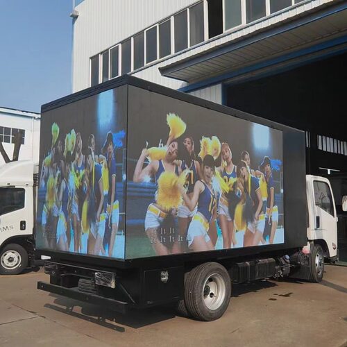出口 移动LED广告宣传车 多媒体流动宣传车路演车
