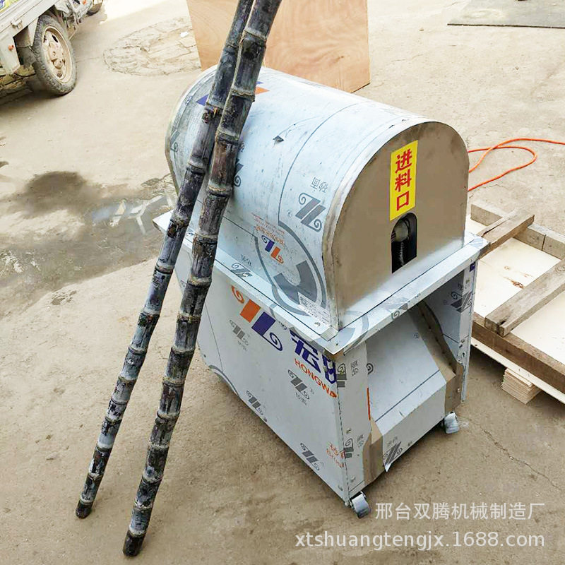 双腾新型电动甘蔗去皮机不锈钢自动甘蔗削皮机批发甘蔗去皮机
