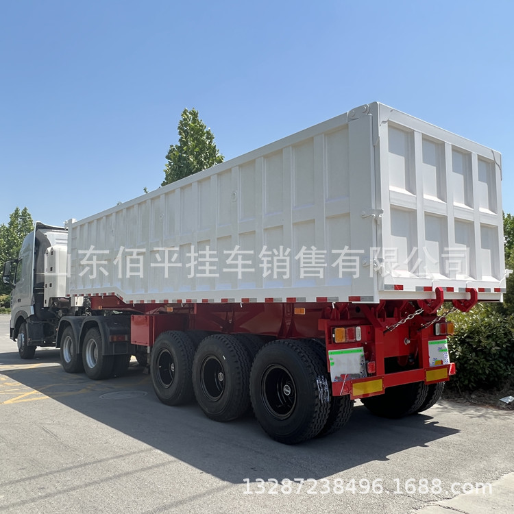 多规格重型后翻自卸半挂车