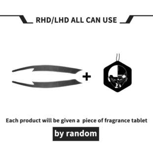 适用于斯巴鲁翼豹08-11款碳纤维外饰改装灯眉装饰框贴纸汽车配件