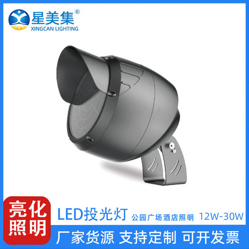 24W 36W 60W 庭院景观花园LED投光灯DMX512外控补光七彩投光灯