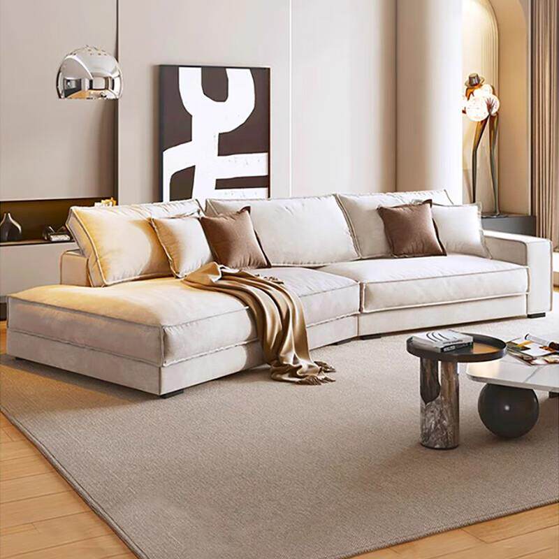 baxter布达佩斯沙发意式大转角客厅极简异形科技布艺网红磨砂真皮