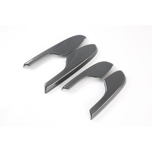 适用于2020款思域两厢/三厢车门后扶手饰条改装碳纤纹扶手装饰框