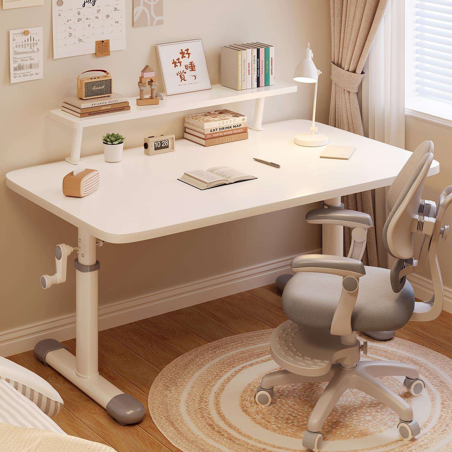 学习桌初中生书桌儿童小学生家用作业升降写字桌桌椅套装卧室