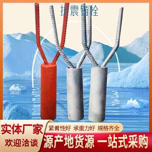 桥梁抗震锚栓桥墩桥台防震锚栓配套橡胶支座防震锚栓