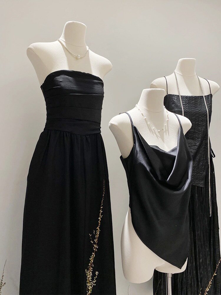 服装店挂件手平胸扁身模特道具女装半身人台橱窗人偶全身展示架