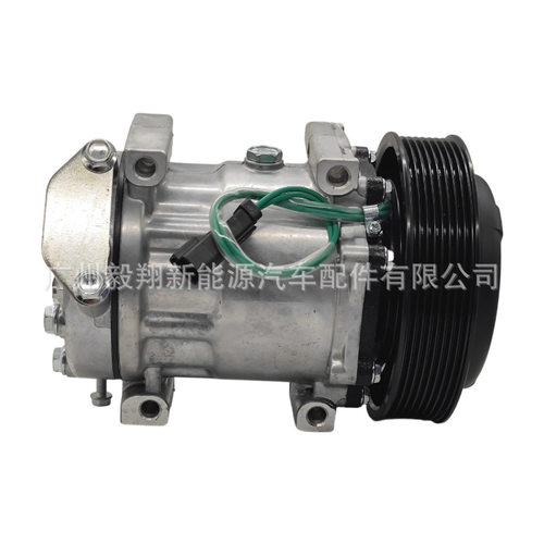 高品质直装式8PK压缩机709系列24V SD5H14SD5H16SD7H15加长侧出口