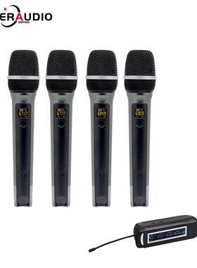 GAW-RM60无线金属麦克风便携话筒舞台演出一拖四U段无线麦克风