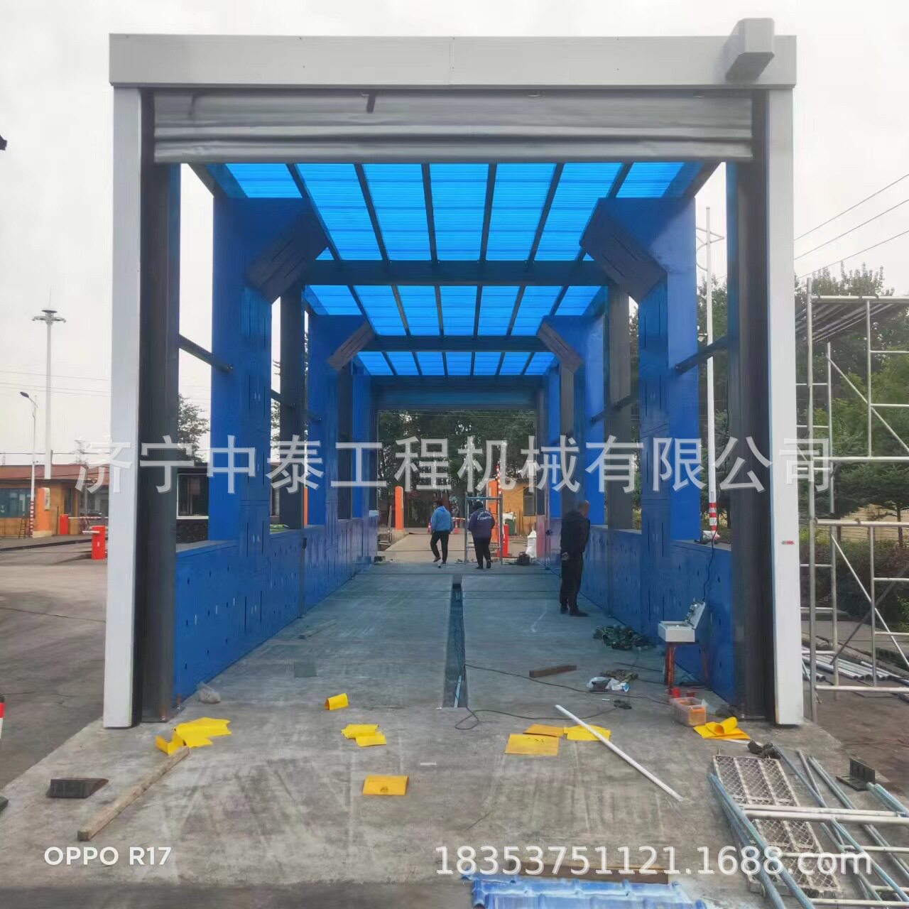 龙门洗轮机搅拌站洗轮机工程洗车机封闭式全自动龙门洗车台