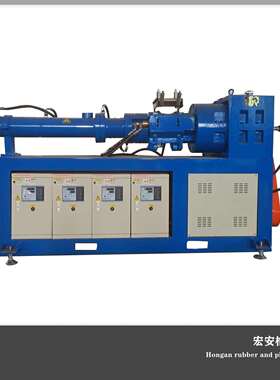 邢台宏安橡胶挤出机天然橡胶挤出机密封条生产流水线