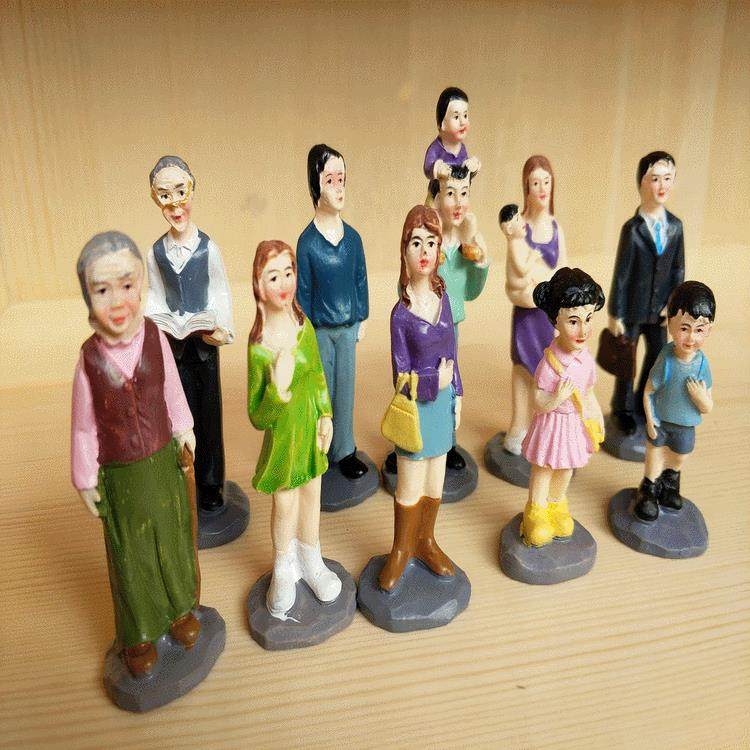 学校监狱企事业单位检查心理咨询辅导沙盘室树脂沙具模型1200件