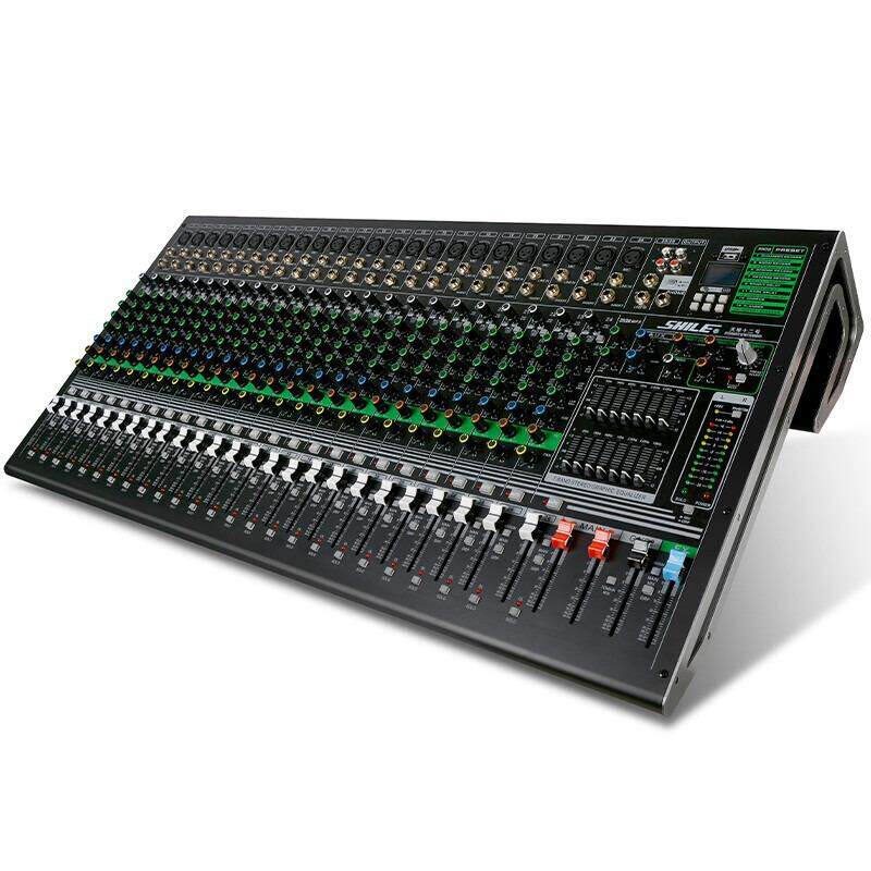 狮乐天琴十二号24路带效果舞台演出大型调音台活动会议室控制器