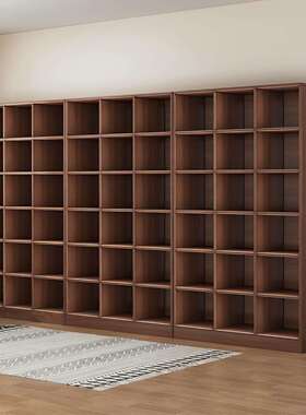 格子置物架放衣服多格储物柜服装店面料陈列柜色卡柜子多层储物柜