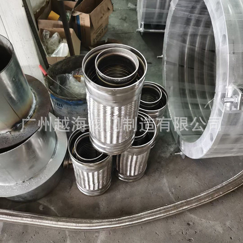 广州华侨申隆波纹管双波橡胶补偿器矩形非金属橡胶波纹膨胀节