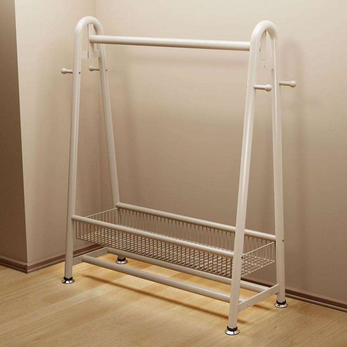 落地卧室室内挂衣架家用衣帽架阳台简易晾衣架收纳架子