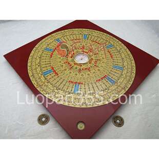 京文堂集福堂罗盘1呎38层罗经综合盘罗盘