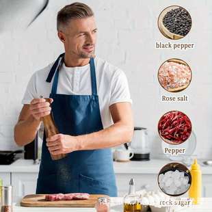 胡椒研磨器套装相思木手动研磨器不锈钢圈胡椒磨黑胡椒花椒调味瓶