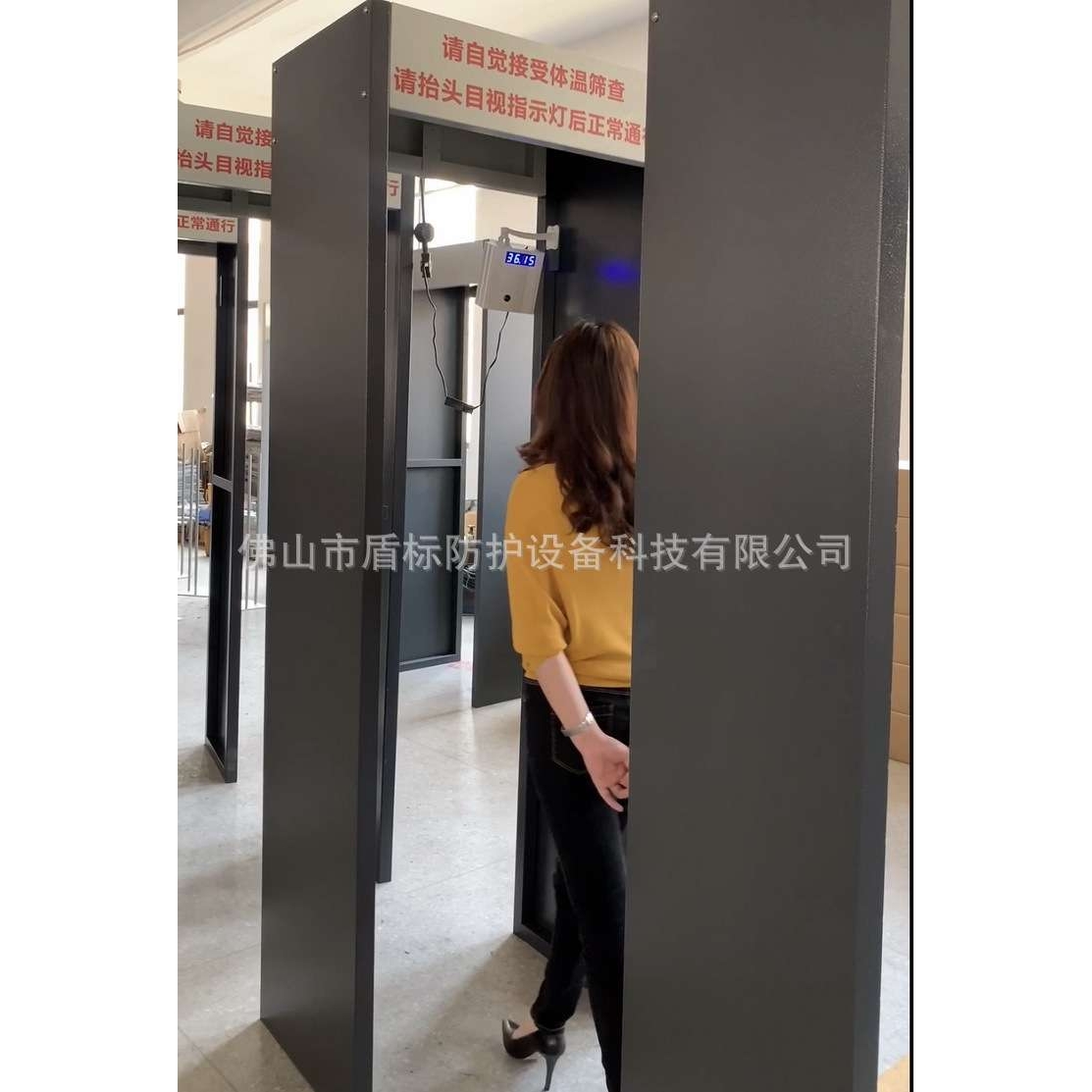 供应红外测温预警门热体安检仪快速筛查探高温检测自动扫描体温门