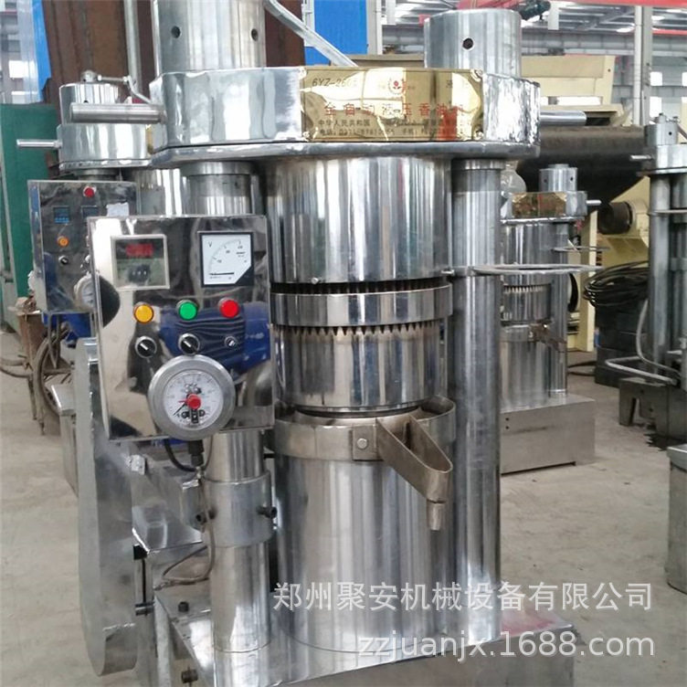 高出油率新型全自动液压榨油机 液压香油机 自动化液压芝麻香油机