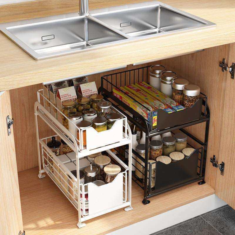 厨房下水槽置物架橱柜台面抽屉调料架多功能卫生间洗漱用品收纳架,鲜花速递/花卉仿真/绿植园艺,割草机/草坪机,淘宝优惠券,粉丝福利购,淘宝优惠卷