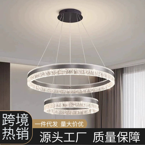 意式客厅吊灯高级感简约现代